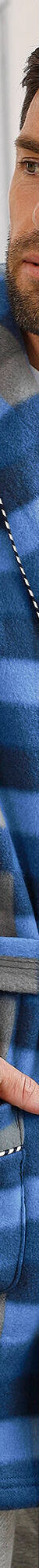 Robe de chambre courte maille polaire (carreaux bleu) Robe de chambre courte maille polaire (carreaux bleu)